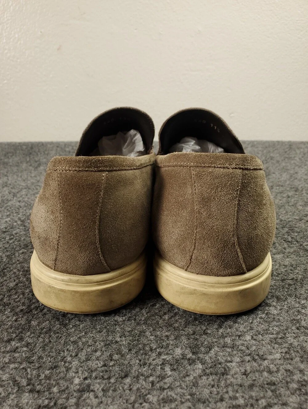 To Boot New York Adam Derrick Venetian Loafer 11.5 Suede Taupe Italy Slip On 540